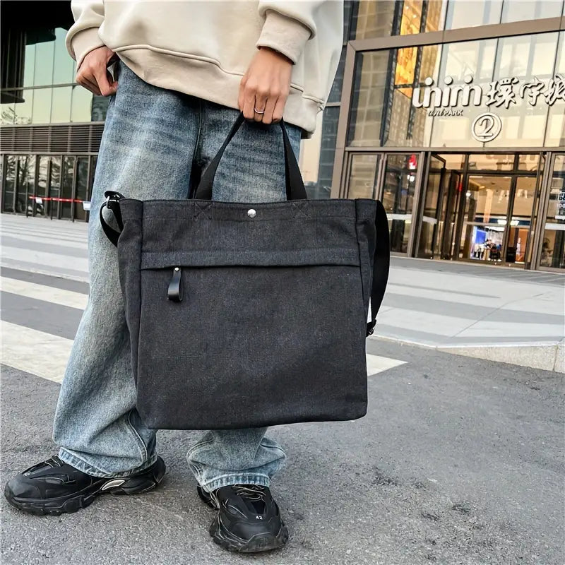 Canvas Retro Tote/Shoulder Bag for Men and Women